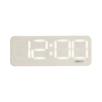 Digitálny budík Roanne LED Karlsson KA6155WH, sivobiela
